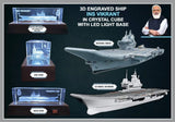 Premium 3D Laser Engraved Crystal Model